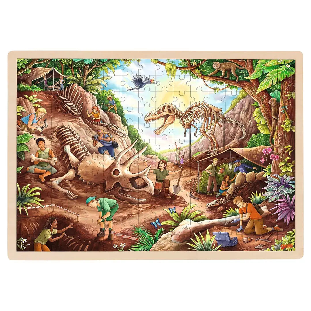192 Piece Wooden Puzzle - Dinosaur Excavation